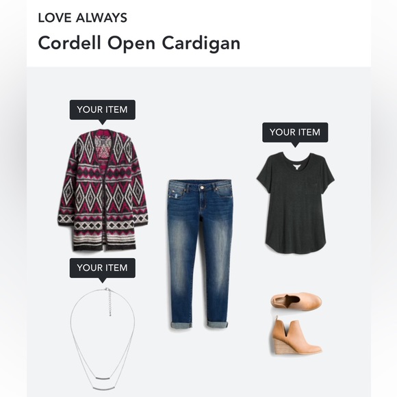 Love Always Cordell Open Cardigan - Picture 2 of 3